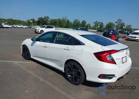 2021 Honda Civic Sport из США, поврежденный, VIN 2HGFC2F82MH541421